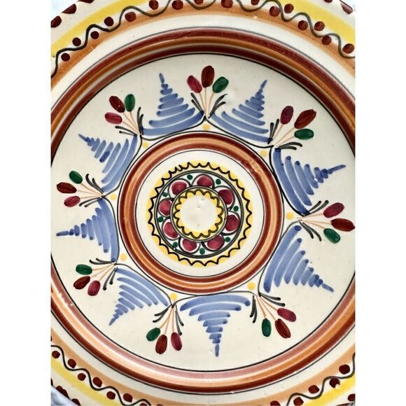 Two Hand Painted “Tuscany” Ceramic 11” Plates - Picture 2 of 9